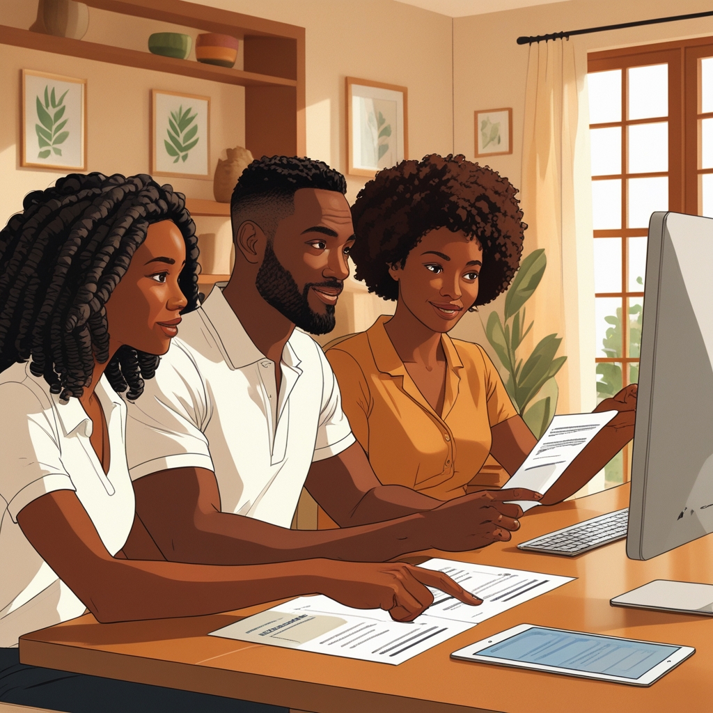 Family Reviewing What Does Insurance Actually Cover