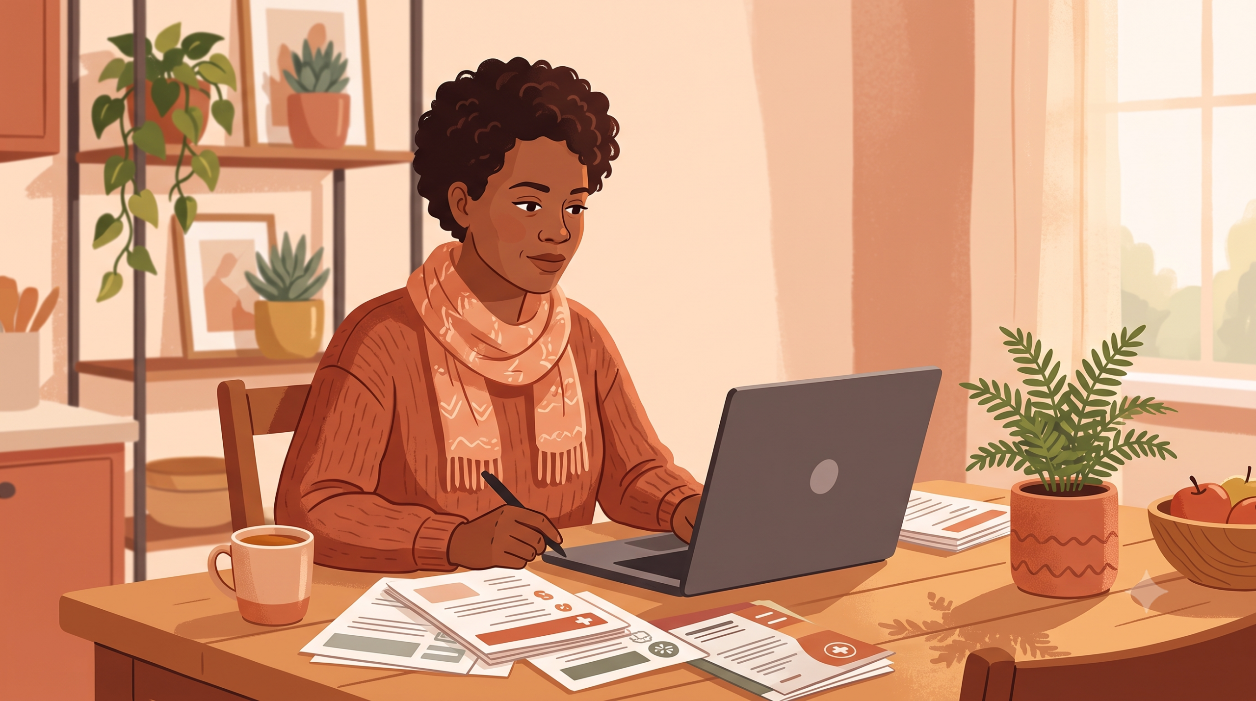Black woman reviewing health insurance options after losing ACA coverage in 2026